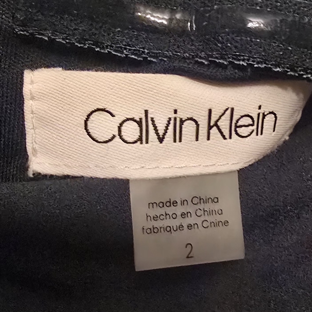 Calvin Klein Dark Green Dress Size 2 - Picture 4 of 5